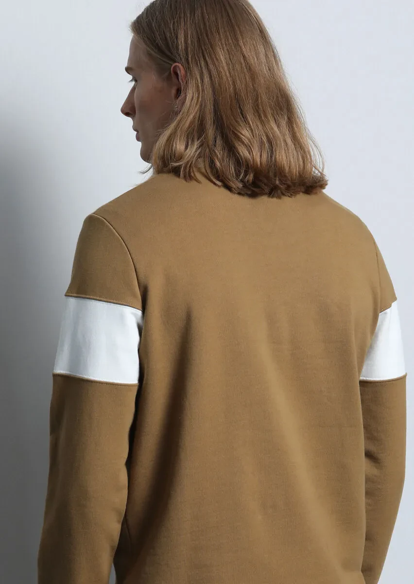 Buff Plain Sweatshirt - 5