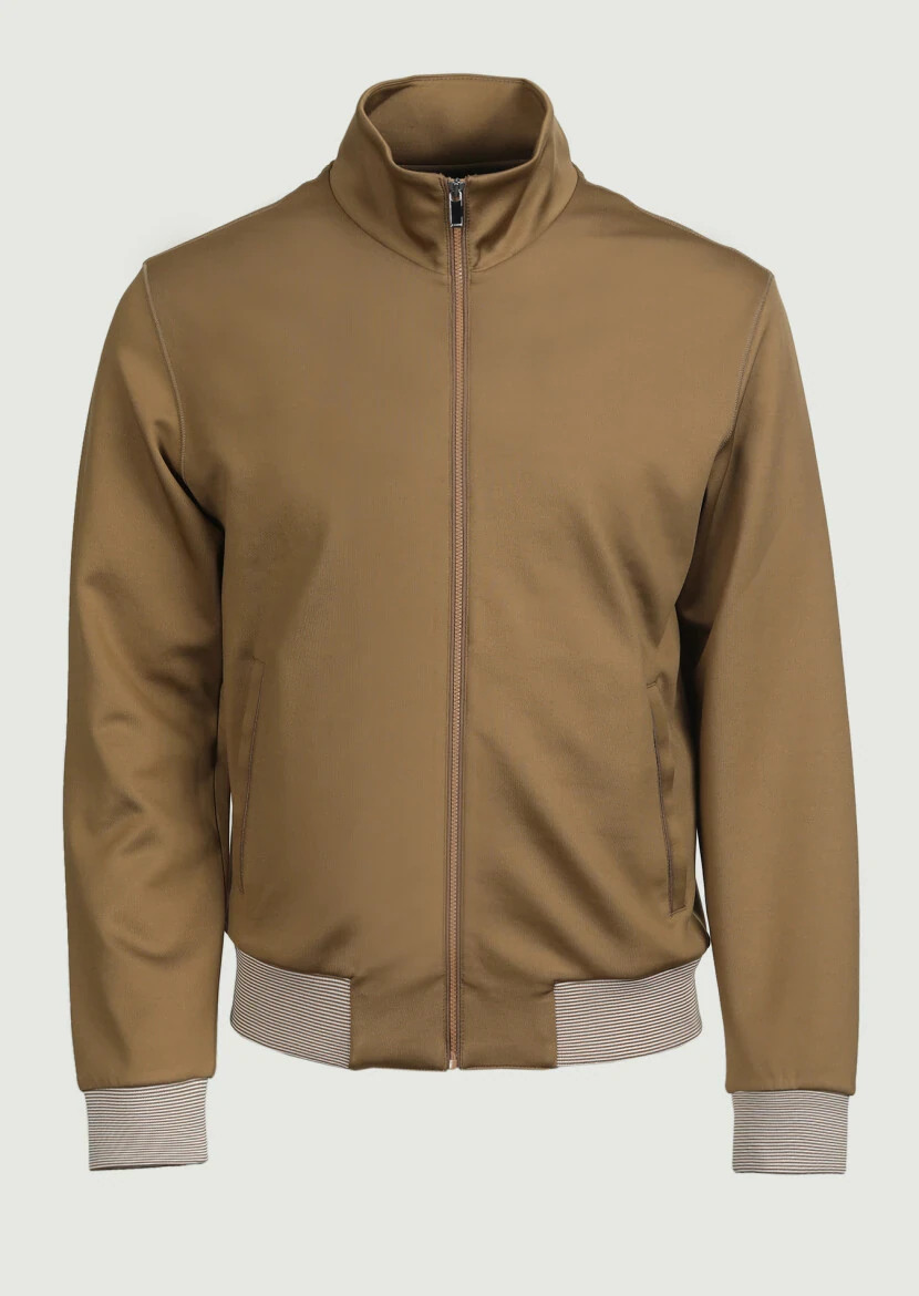 Buff Turtleneck Plain Sweatshirt - 6