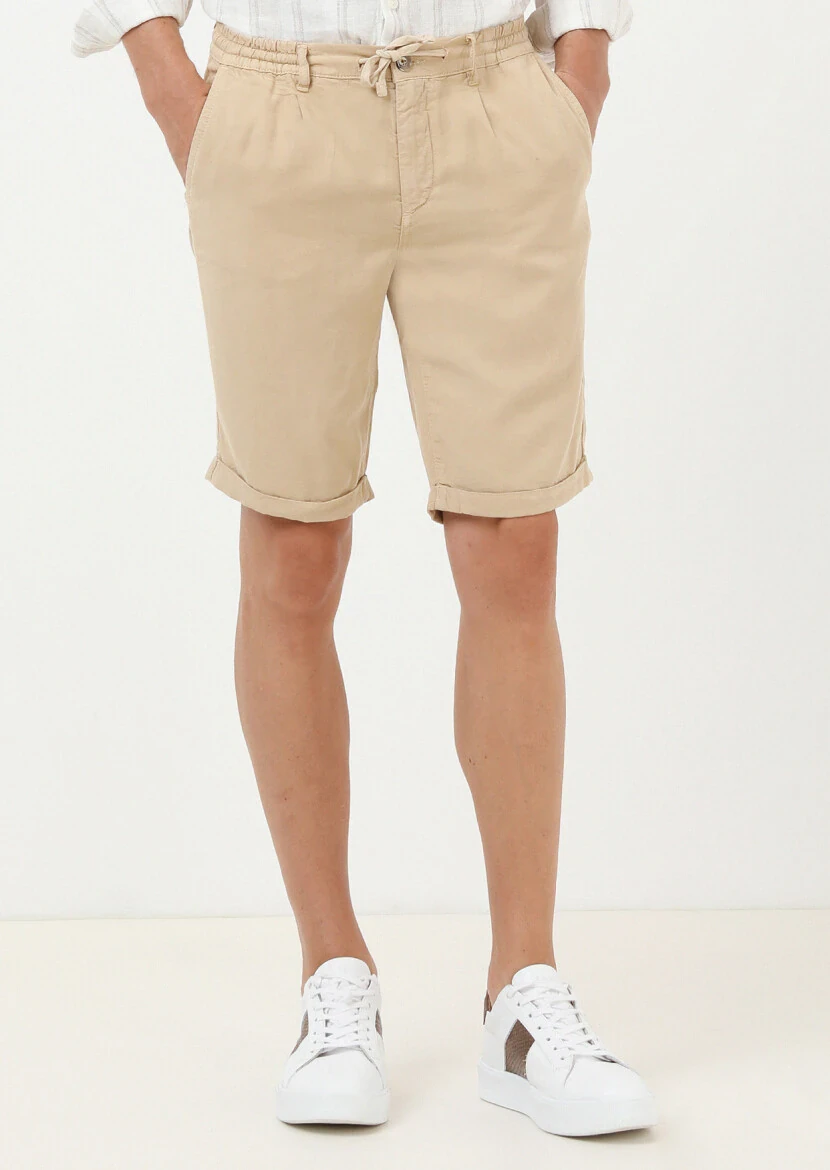 Buff Weaving Jogging Fit Casual Bermuda - 3