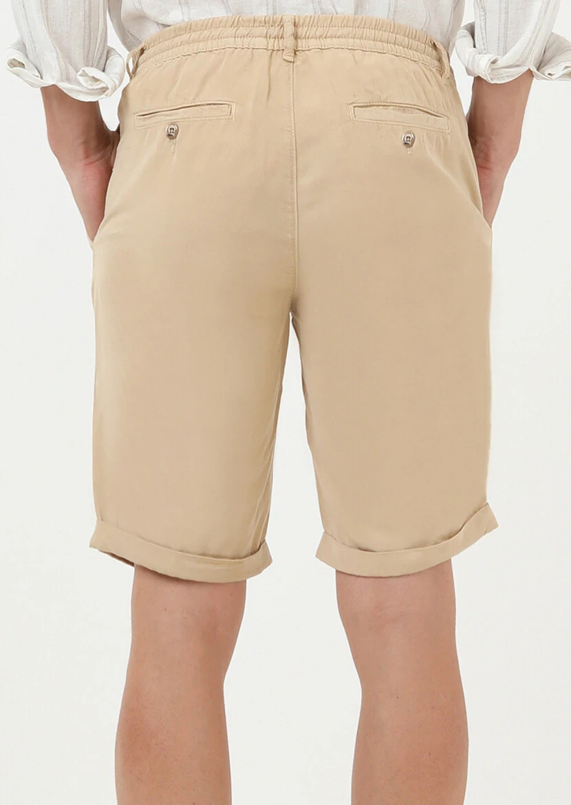 Buff Weaving Jogging Fit Casual Bermuda - 4