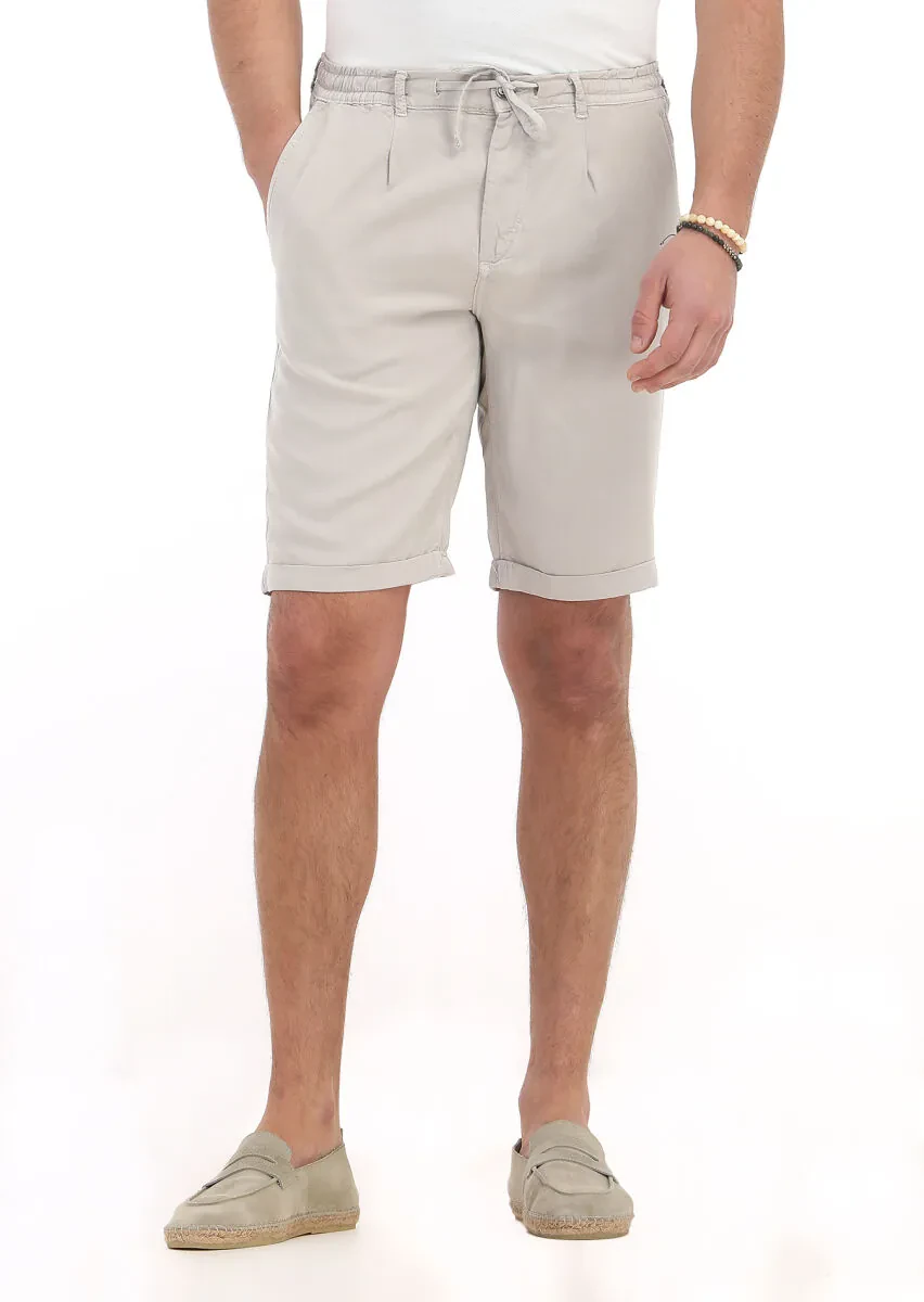 Buff Weaving Jogging Fit Casual Bermuda - 2