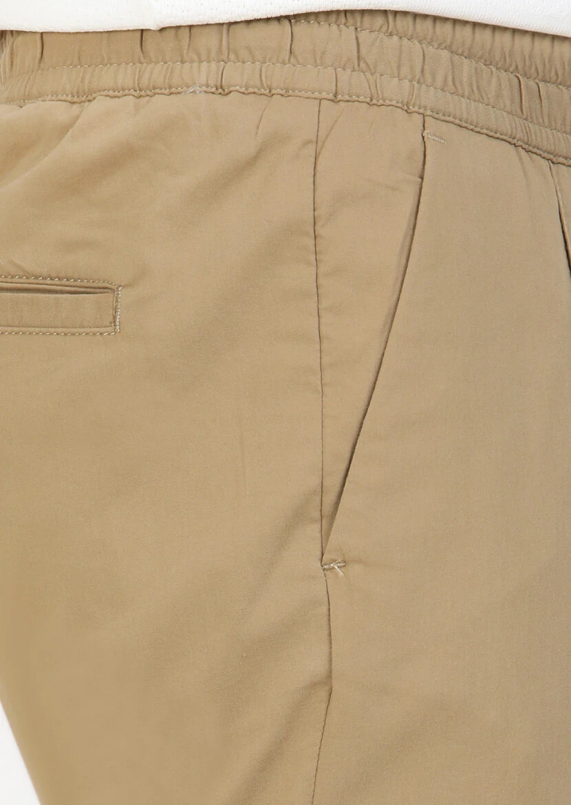 Buff Weaving Jogging Fit Casual Cotton Blended Trousers - 4