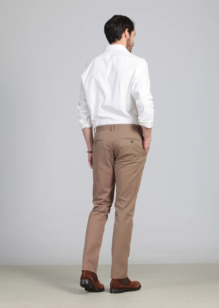 Buff Weaving Regular Fit Casual Cotton Blended Trousers - 6