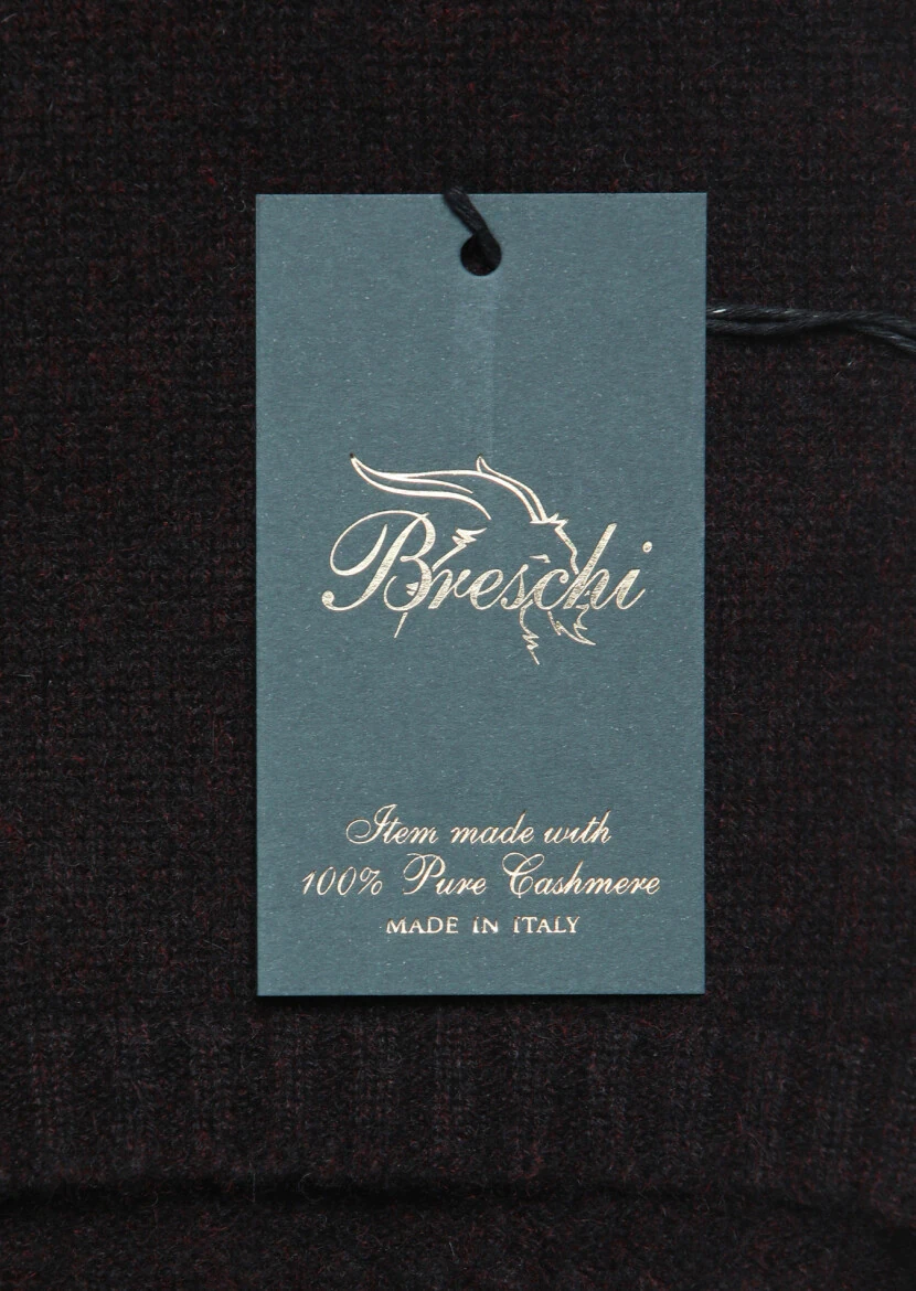 Burgundy %100 Kaşmir Scarf - 3