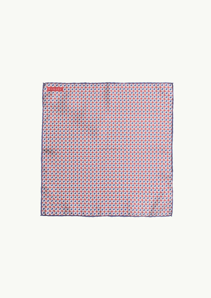 Burgundy Handkerchief 