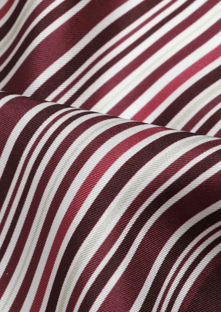 Burgundy Handkerchief - 2