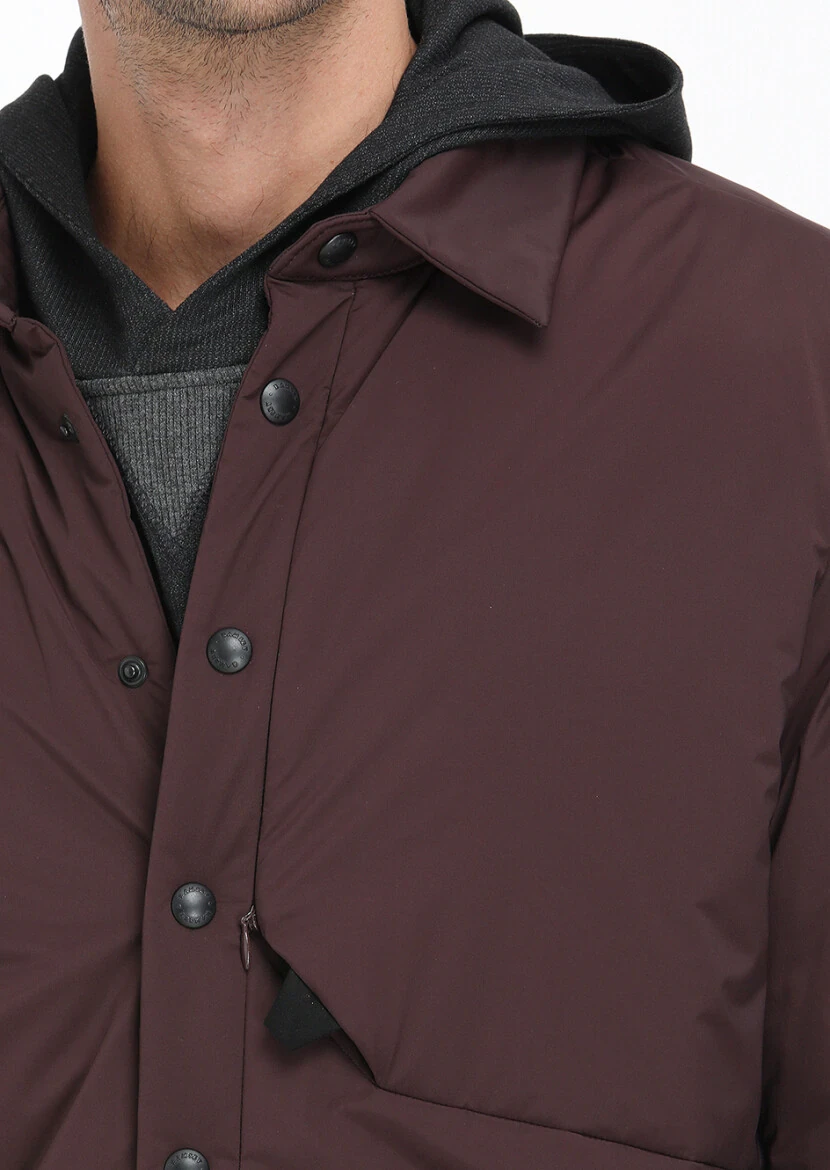 Burgundy Regular Fit Blazer - 5