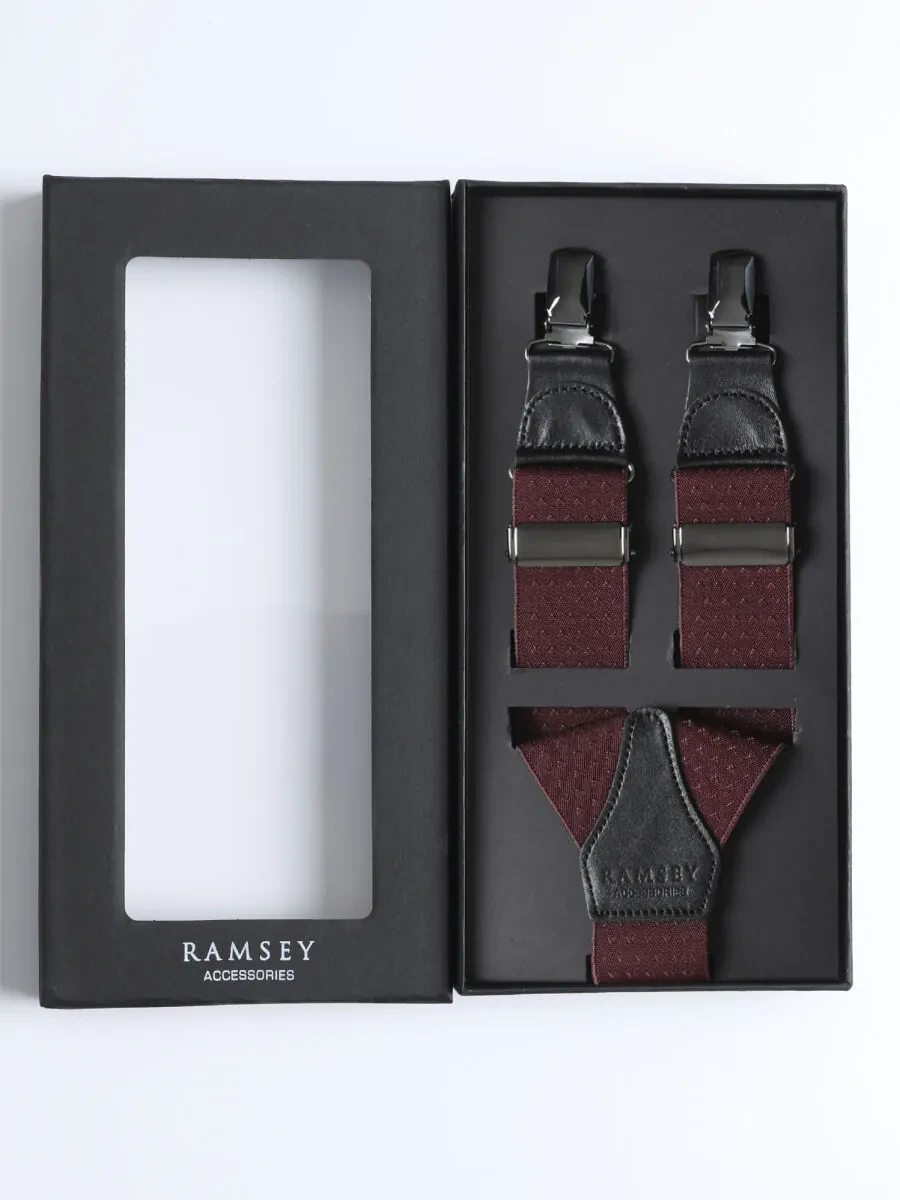 Burgundy Trosers Hanger - 1