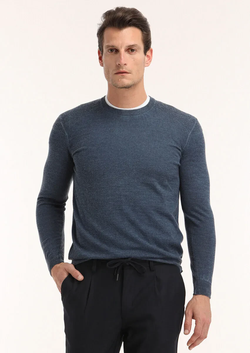 Colourful Knitwear Sweatshirt - 3