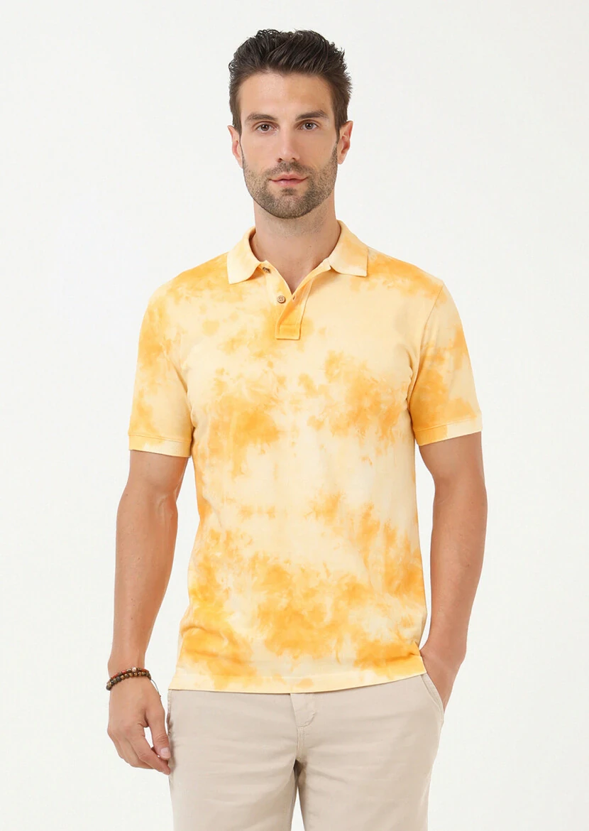 Colourful Plain Polo Neck 100% Cotton T-Shirt - 3