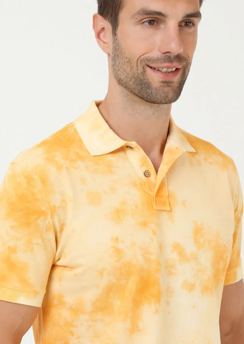 Colourful Plain Polo Neck 100% Cotton T-Shirt - 4