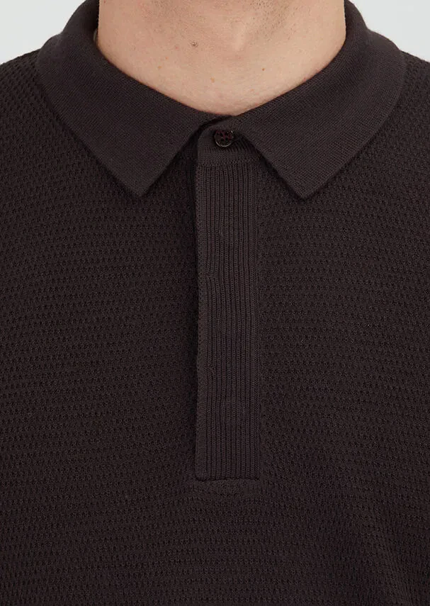 Damson Color Knitwear Sweatshirt - 4