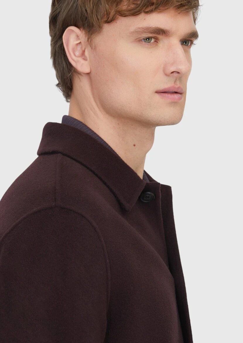 Damson Color Overshirt - 4