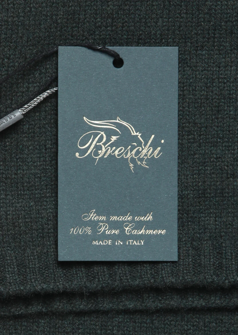 Dark Beige %100 Kaşmir Scarf - 3