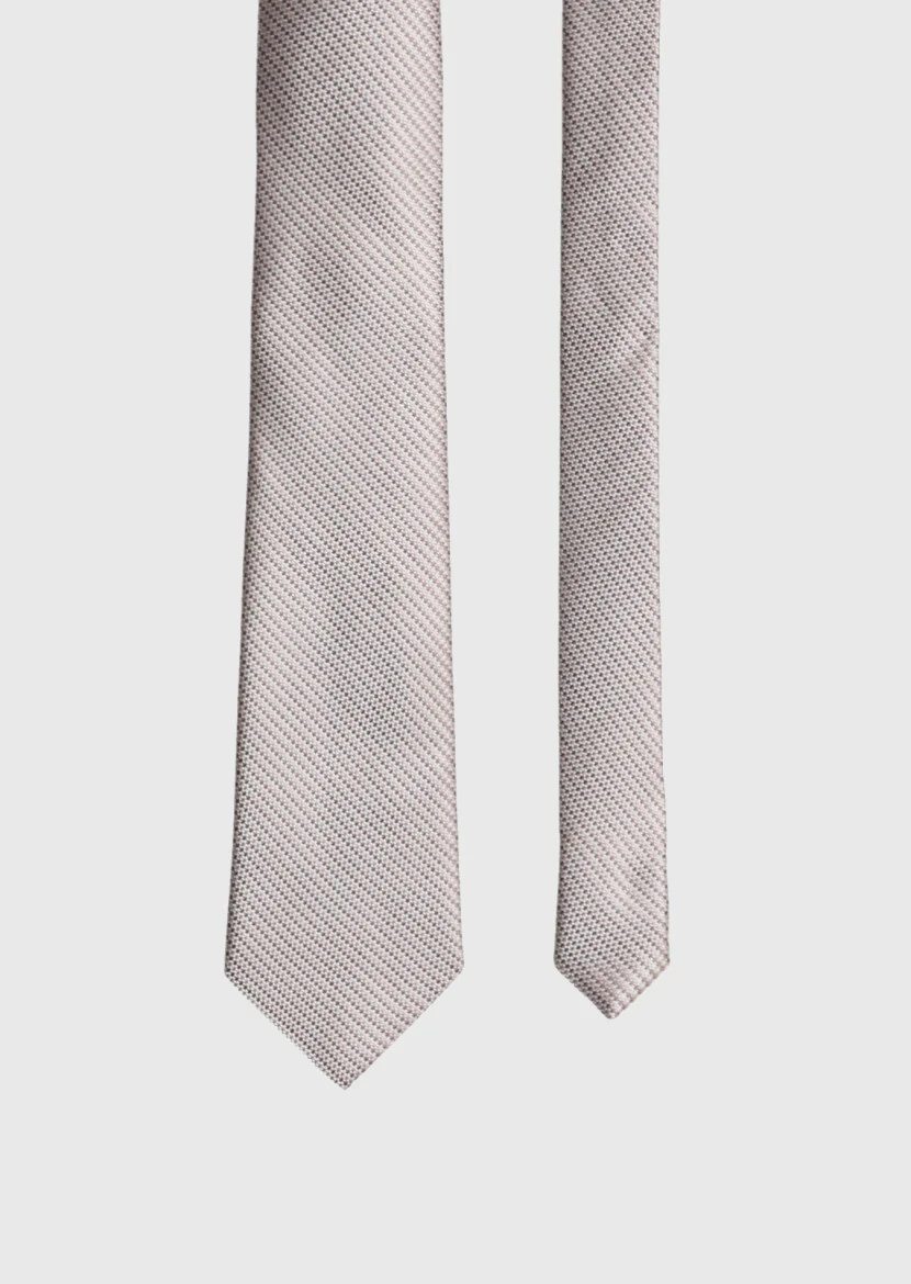 Dark Beige Tie - RAMSEY