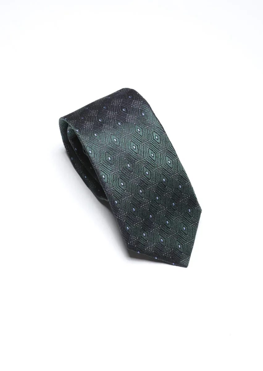 Dark Green Tie - 1