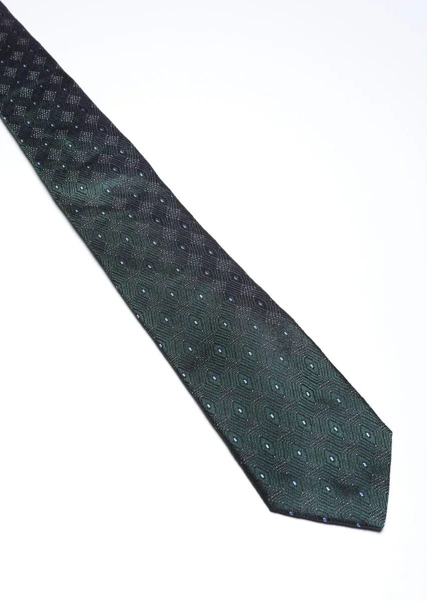 Dark Green Tie - 3