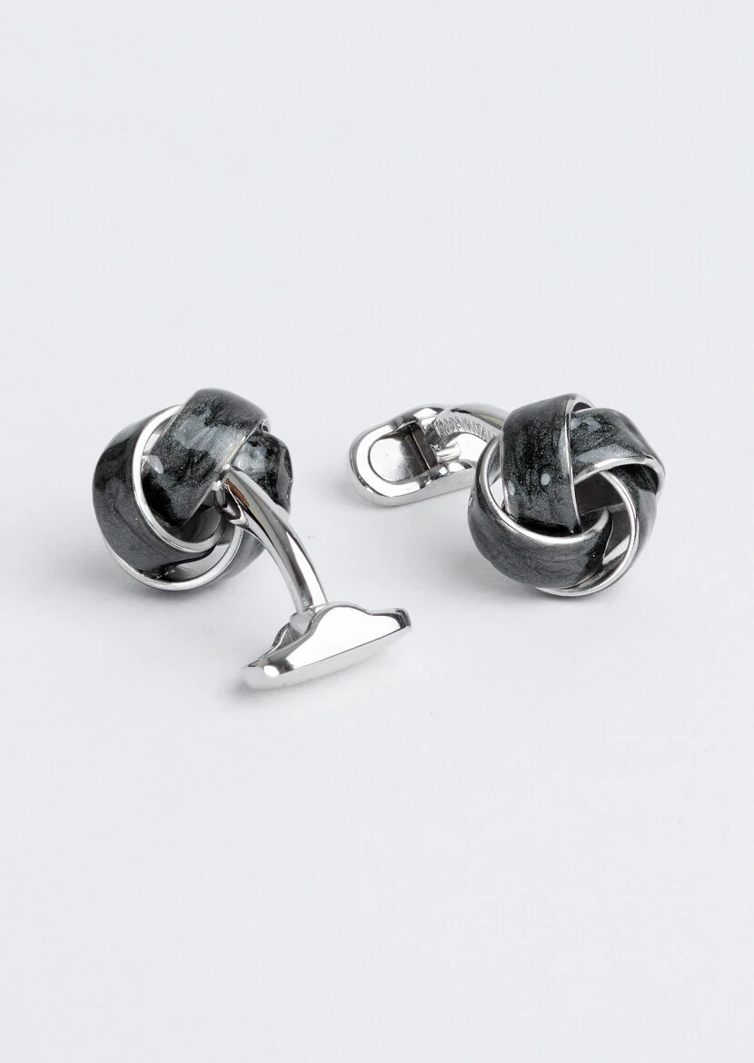 Dark Grey Brass Cuff Link - RAMSEY