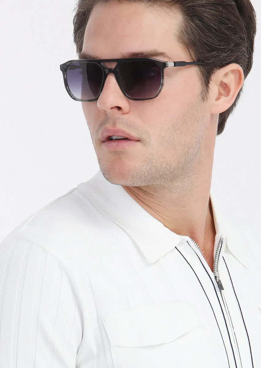 Dark Grey Glasses - 2