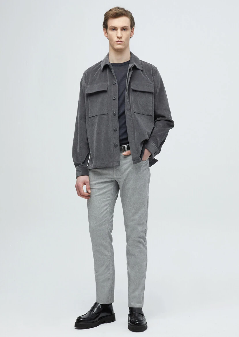 Dark Grey Overshirt - RAMSEY