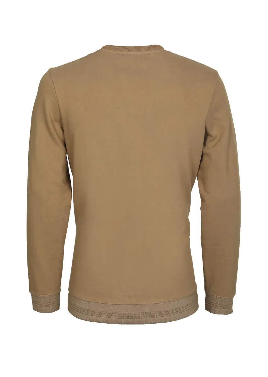 Deve Tüyü Desenli Sweatshırt - 7