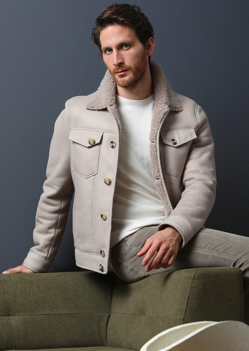 Ecru Knitwear Sweatshirt - 1