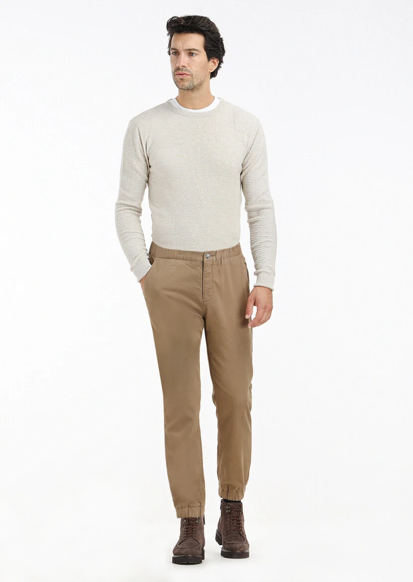 Ecru Knitwear Sweatshirt - 1