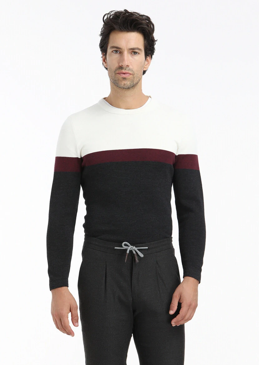 Ecru Knitwear Sweatshirt 