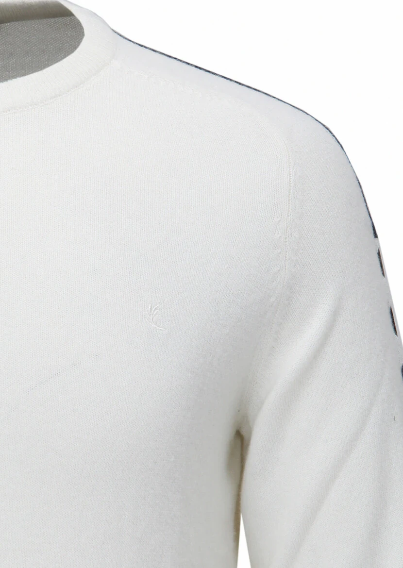 Ecru Knitwear Sweatshirt 