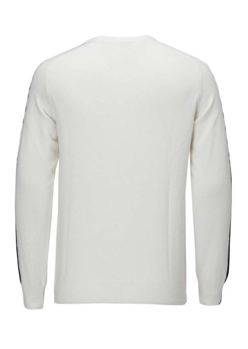 Ecru Knitwear Sweatshirt - 4