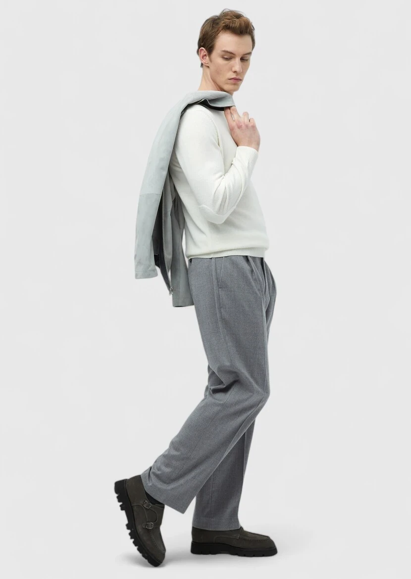 Ecru Knitwear Sweatshirt 