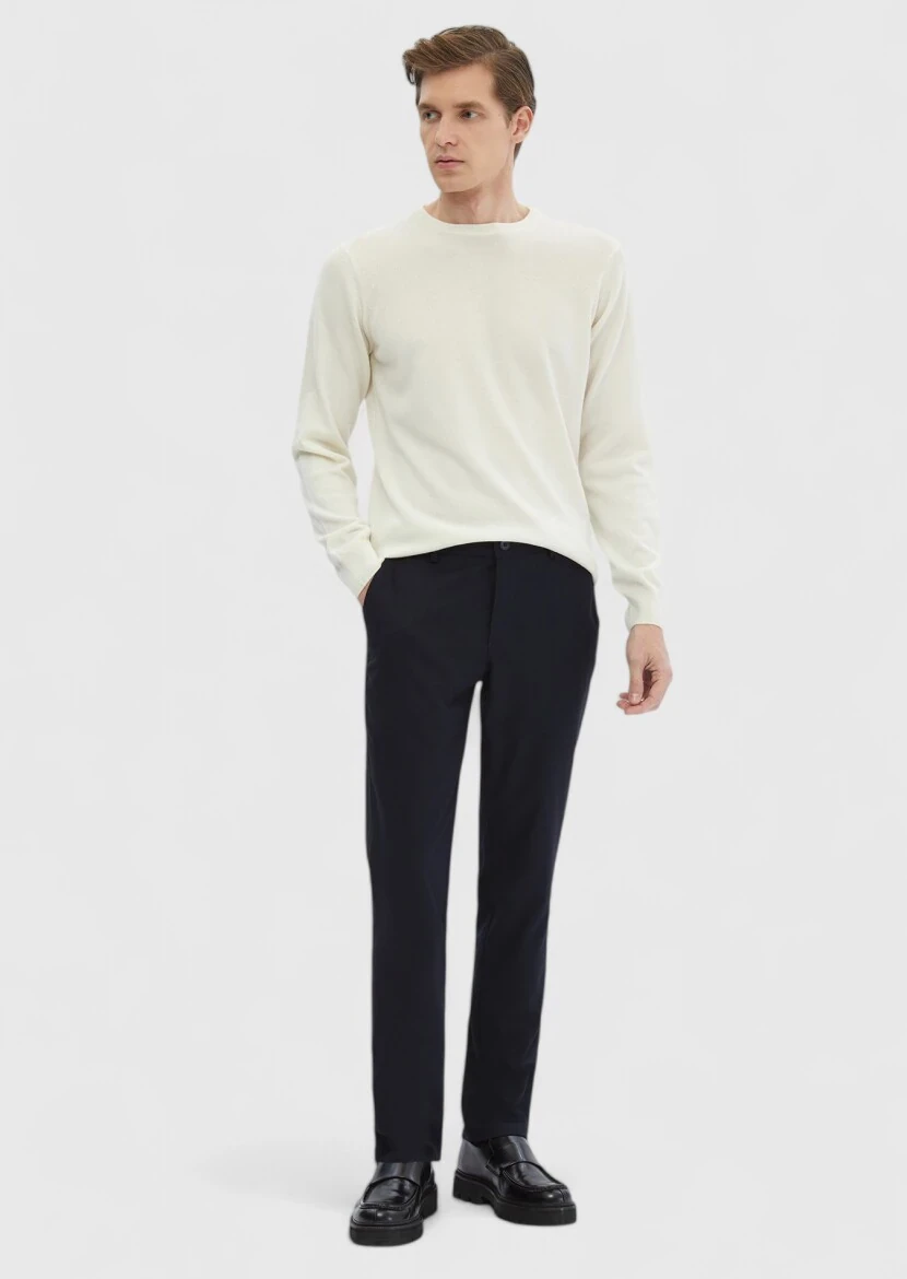 Ecru Knitwear Sweatshirt 