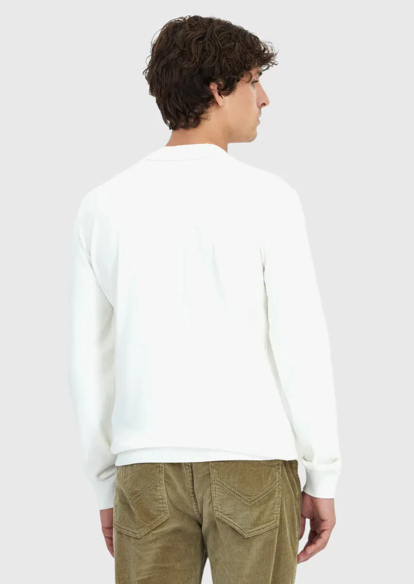 Ecru Knitwear Sweatshirt - 6