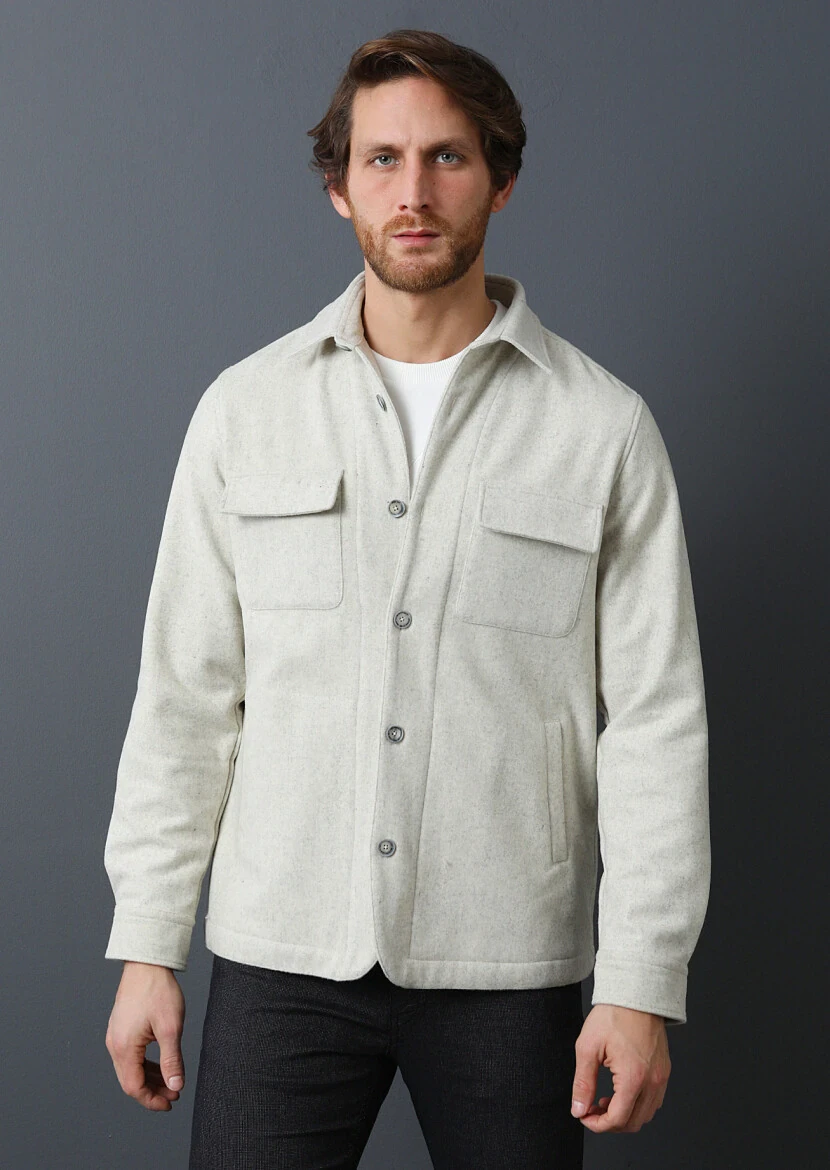 Ecru Overshirt - 1