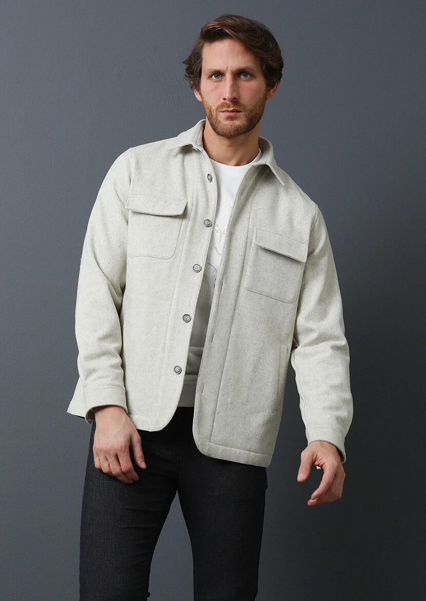 Ecru Overshirt - 3