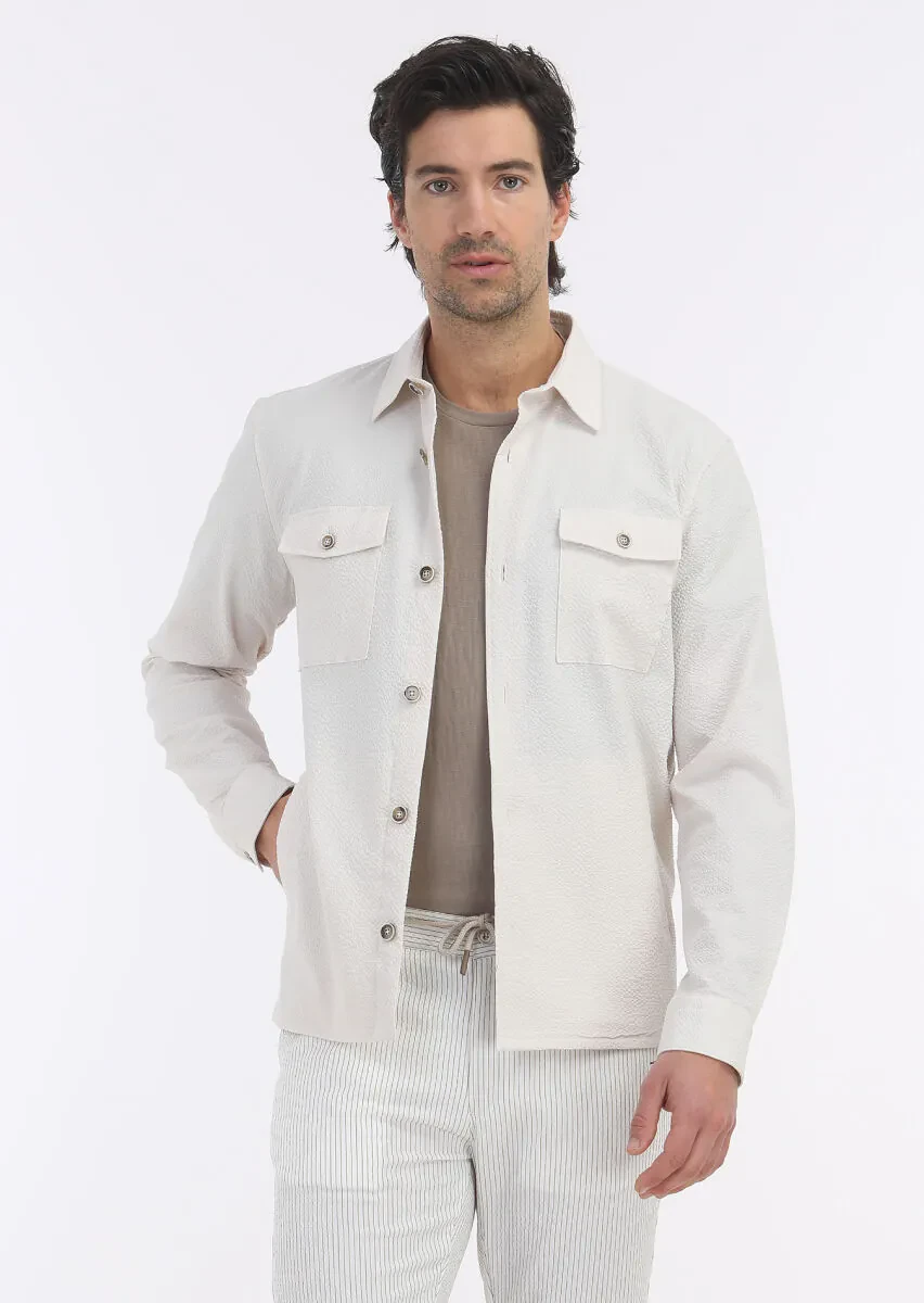 Ecru Overshirt - 2