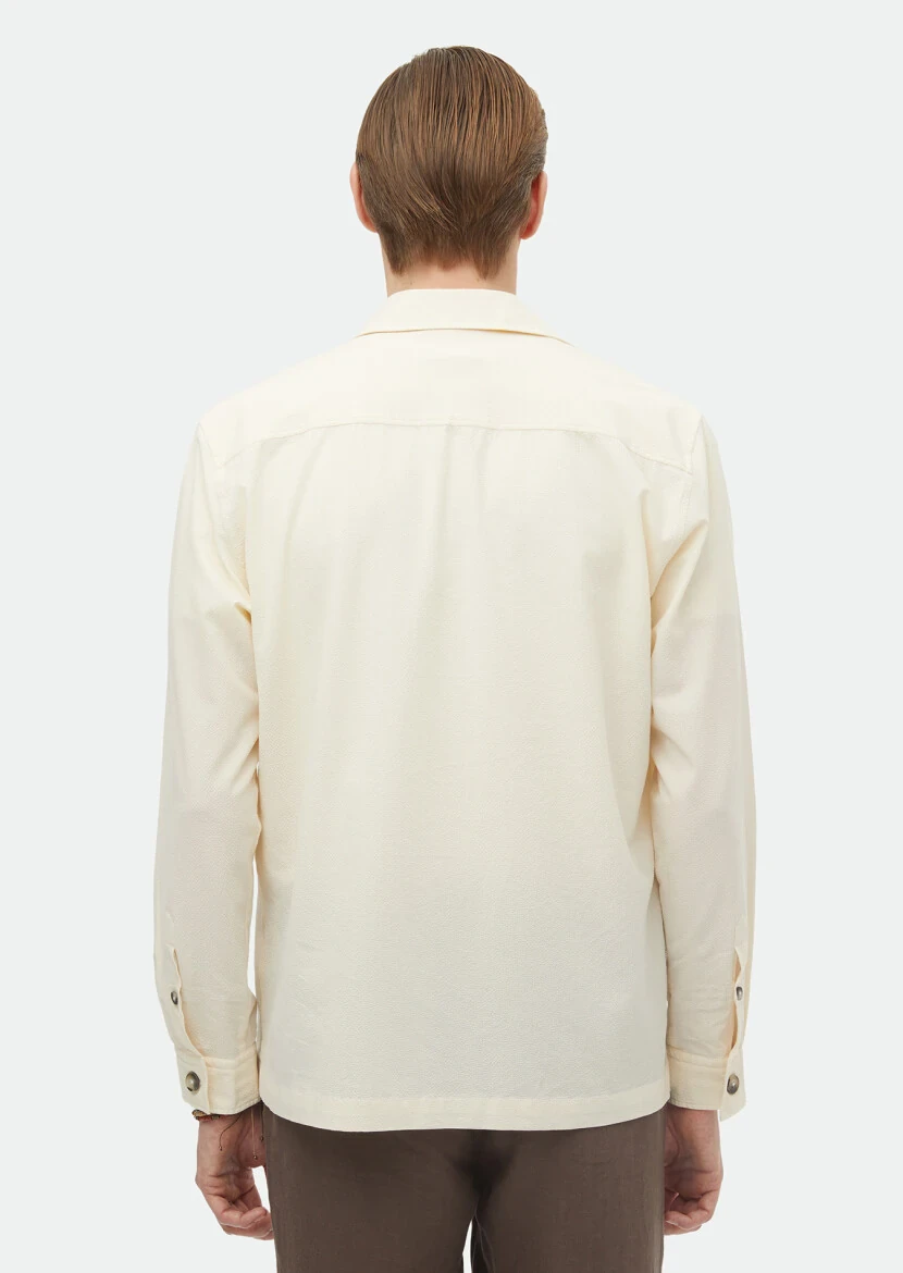 Ecru Overshirt - 6