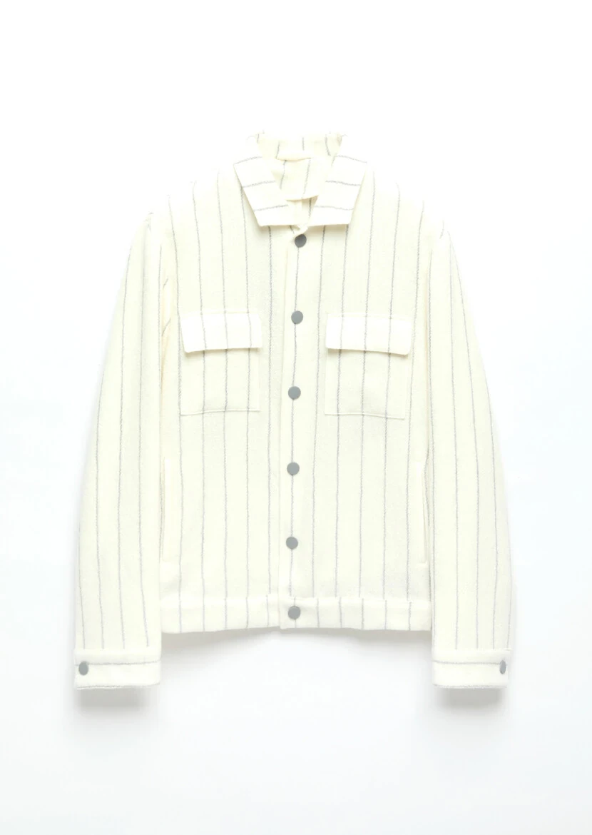 Ecru Shirt Jacket - 7