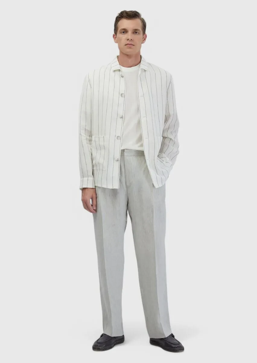 Ecru Shirt Jacket - 2