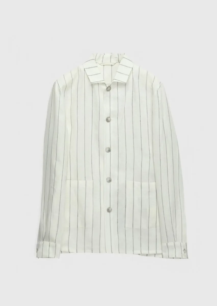 Ecru Shirt Jacket - 7