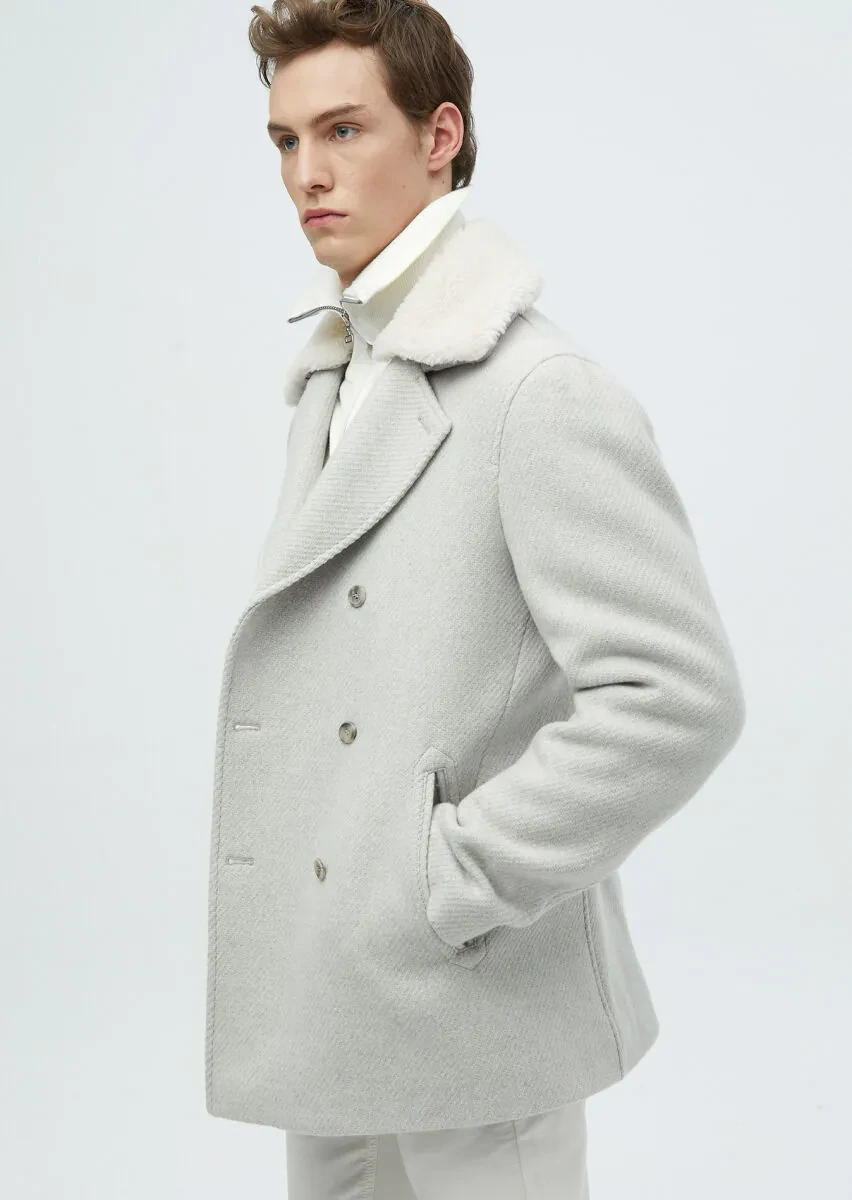 Ekru Regular Fit Casual Dokuma Kaban - 3