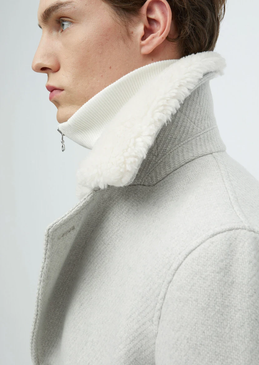 Ekru Regular Fit Casual Dokuma Kaban - 6