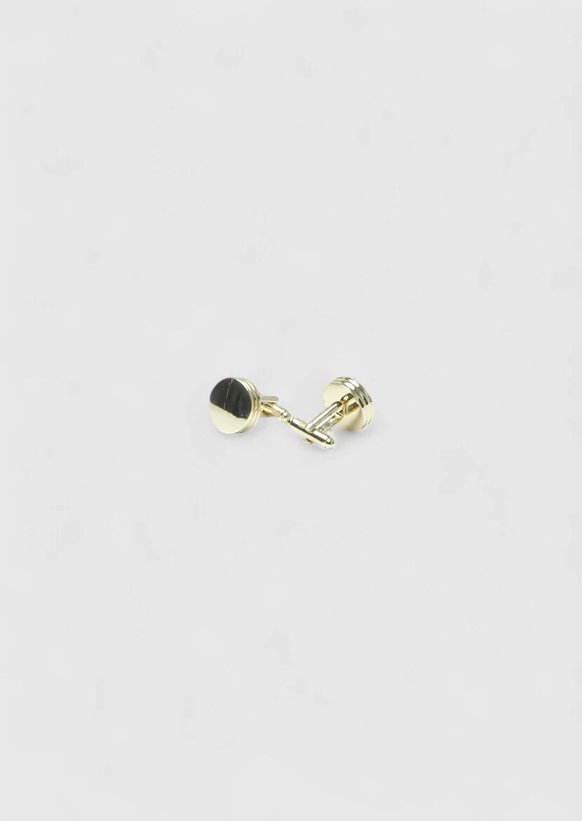 Gold Brass Cuff Link - RAMSEY