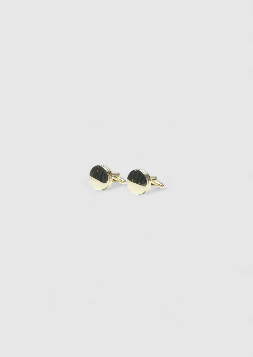 Gold Brass Cuff Link - RAMSEY