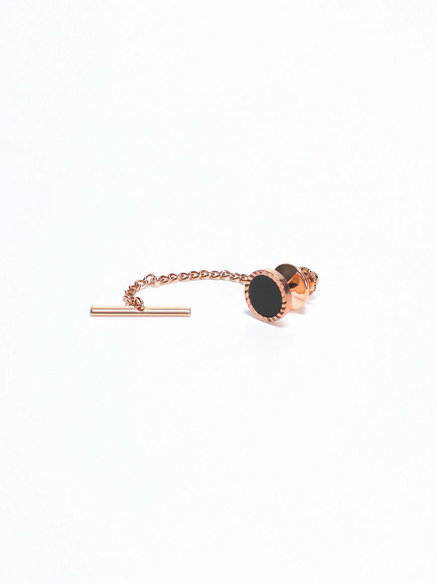 Gold Metal Tie Needle 