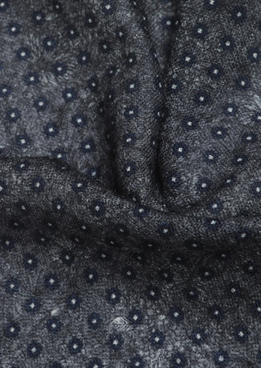 Grey %100 Yün Handkerchief - RAMSEY