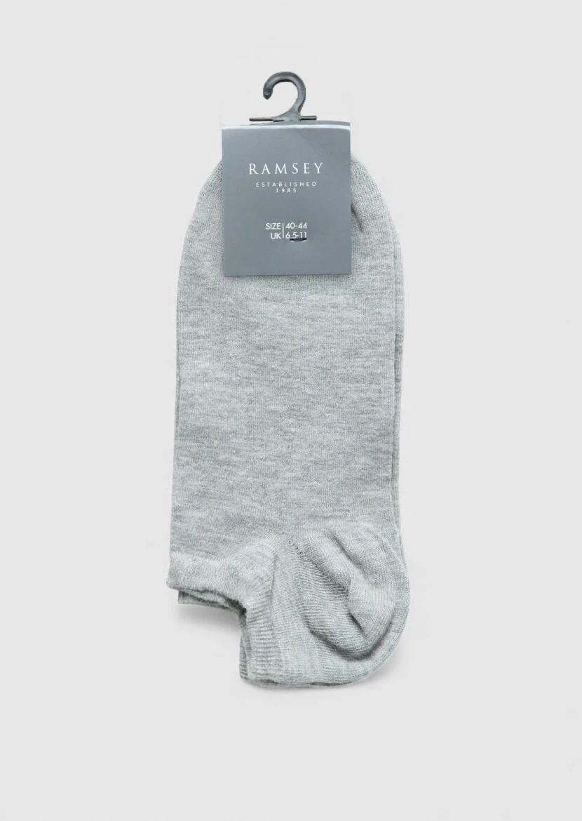 Grey %75 Pamuk ,%25 Polyamid Socks - RAMSEY