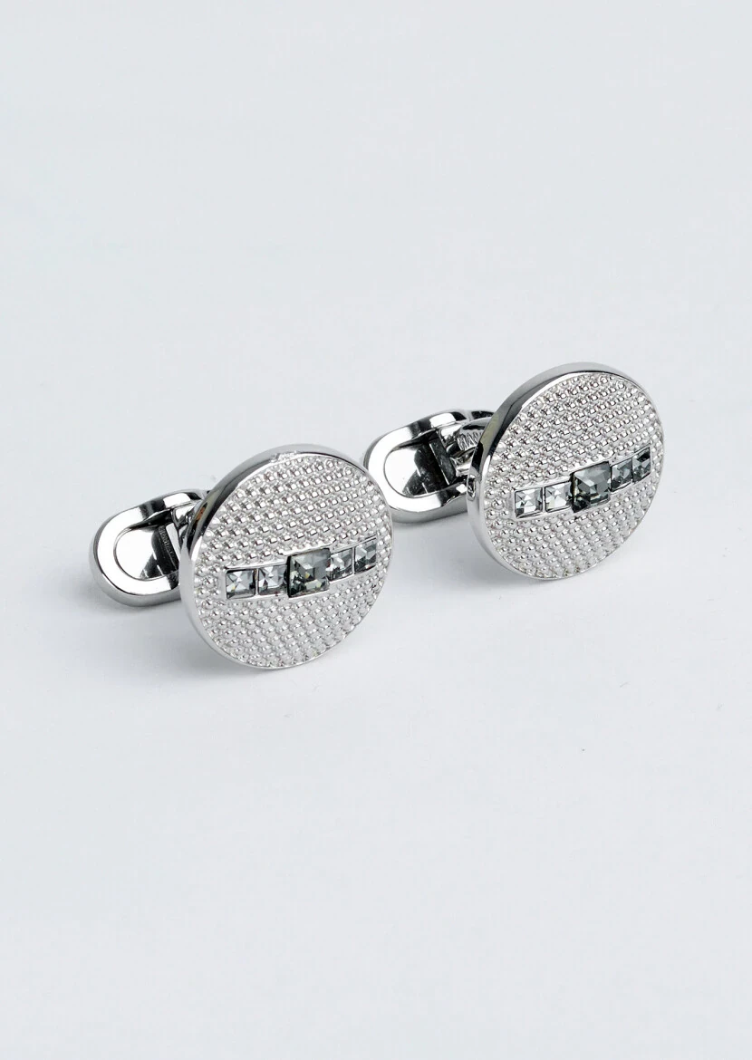 Grey Brass Cuff Link - RAMSEY