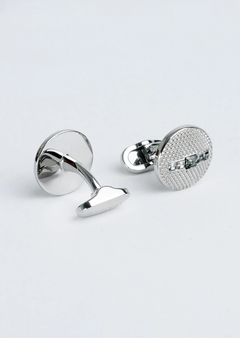 Grey Brass Cuff Link - RAMSEY