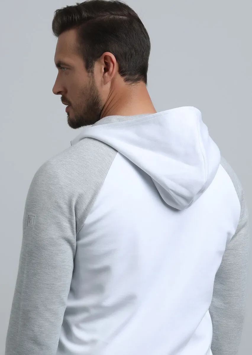 Grey Hooded Sweatshirt - 5